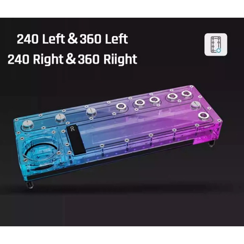 Placa de discurso Alphacool Co - Integrated Pump Reservoir Distro Plate avaliação e preço