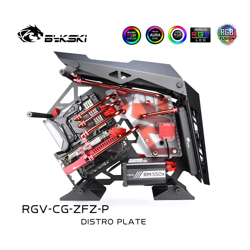 BYKSKI Placa Acrílica Solução  - Distro Plate Ddc Pump Combo avaliação e preço