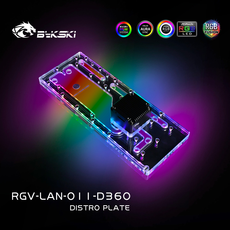 BYKSKI Distro Plate Placa de A - Distro Plate Ddc Pump Combo avaliação e preço