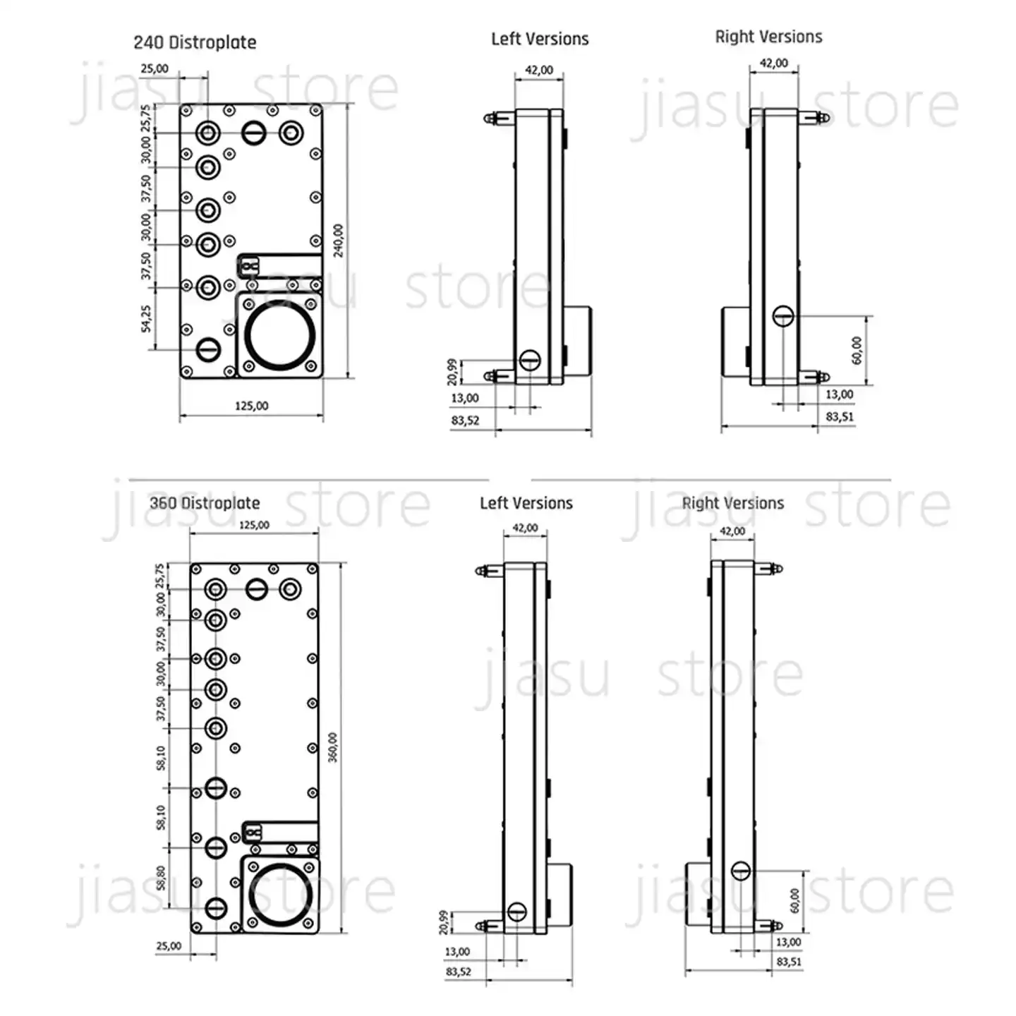 Placa de Distribuição Alphacoo - Integrated Pump Reservoir Distro Plate avaliação e preço