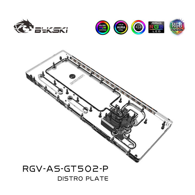 Bykski acrílico distro placa/p - Distro Plate Ddc Pump Combo avaliação e preço