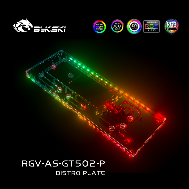 Bykski acrílico distro placa/p - Distro Plate Ddc Pump Combo avaliação e preço