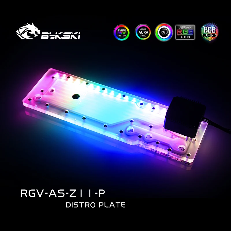 Tanque acrílico BYKSKI RGV-AS- - Distro Plate Ddc Pump Combo avaliação e preço