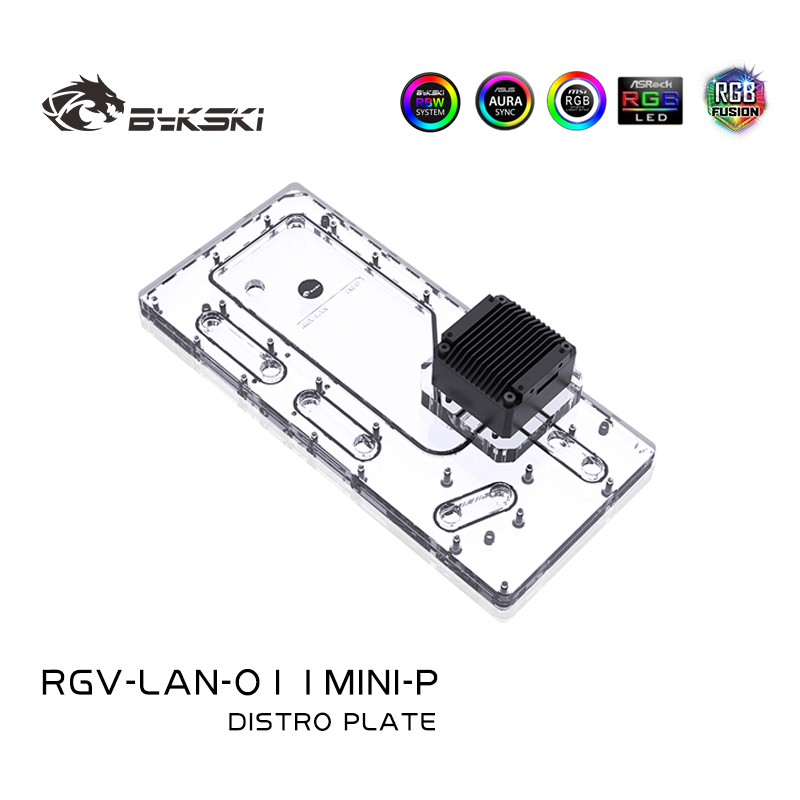 Bykski sistema de refrigeração - Distro Plate Ddc Pump Combo avaliação e preço
