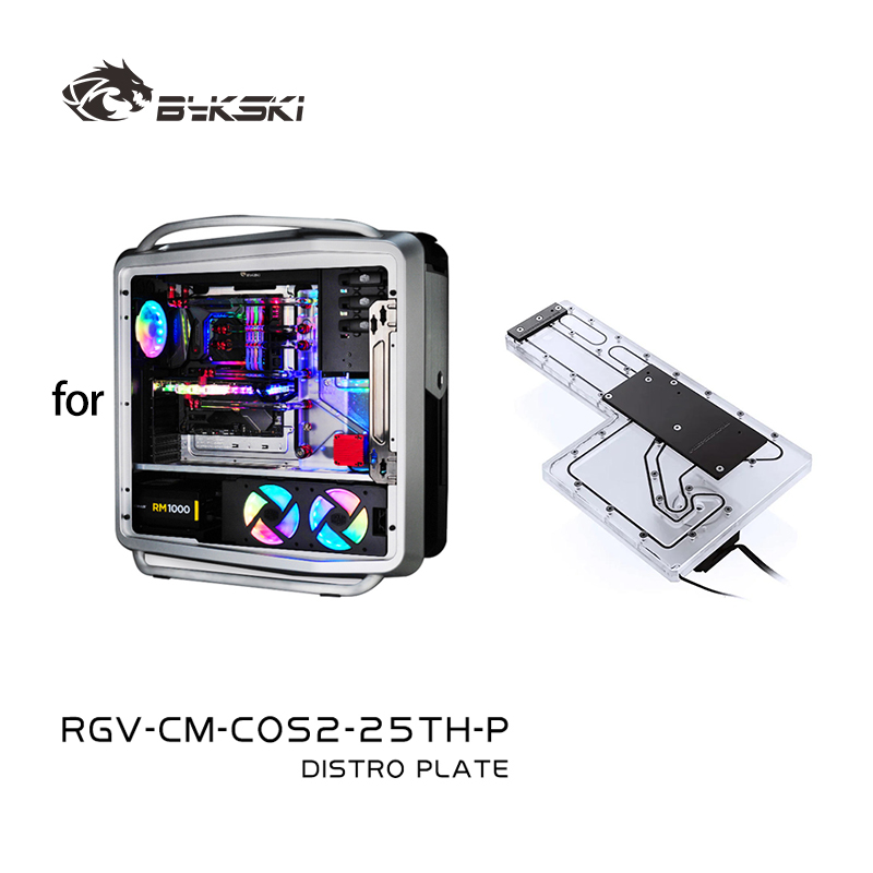 Tanque acrílico BYKSKI RGV-CM- - Distro Plate Ddc Pump Combo avaliação e preço
