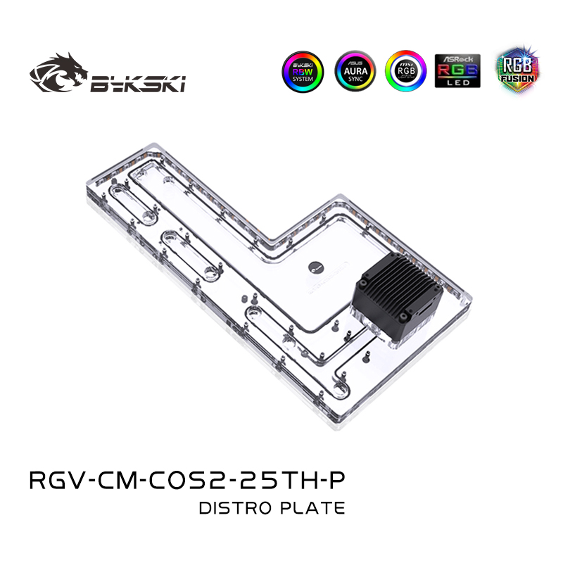 Tanque acrílico BYKSKI RGV-CM- - Distro Plate Ddc Pump Combo avaliação e preço