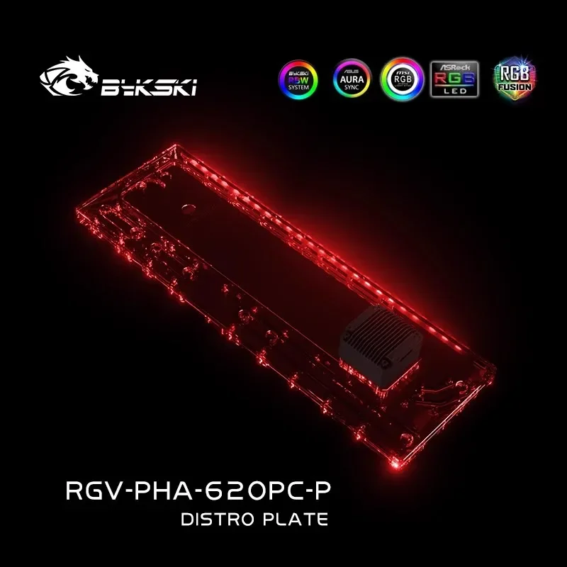 Placa de distribuição acrílica - Distro Plate Ddc Pump Combo avaliação e preço