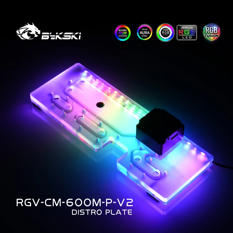 Bykski placa de distribuição a - Distro Plate Ddc Pump Combo avaliação e preço