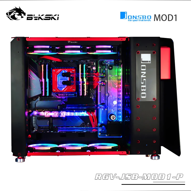 Bykski placa acrílica solução  - Distro Plate Ddc Pump Combo avaliação e preço
